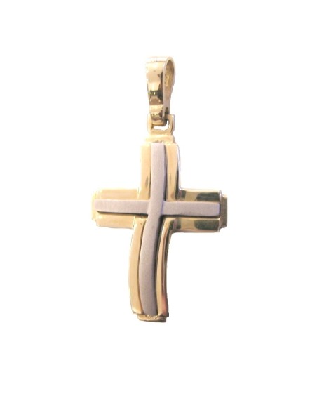 Cross Baptism gold K14