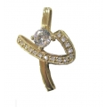 Cross Baptism gold K14