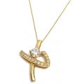 Cross Baptism gold K14