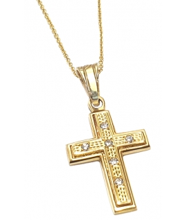 Cross Baptism gold 'Mini'