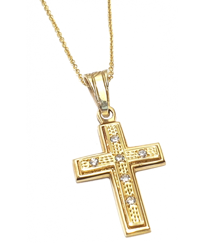 Cross Baptism gold 'Mini'