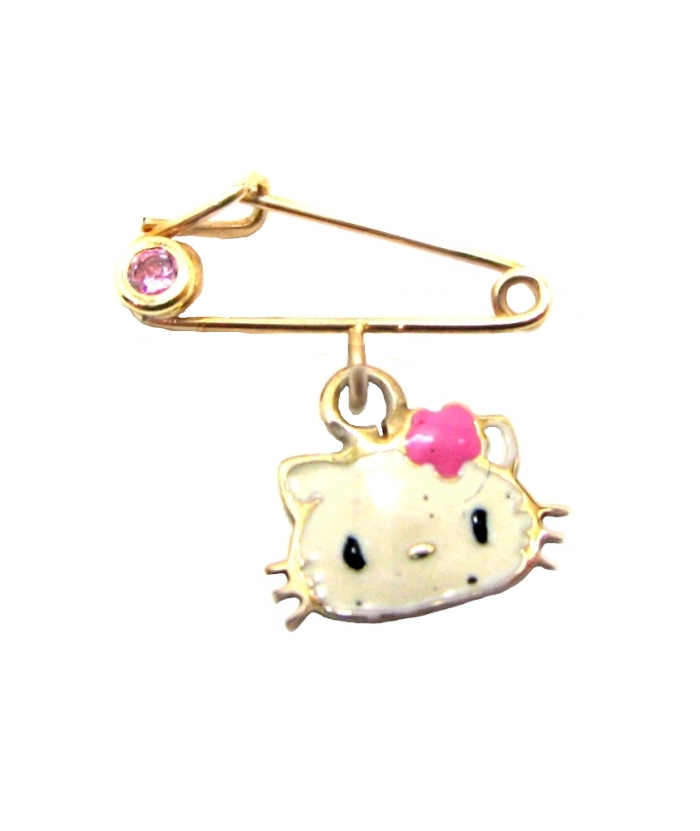Child Pendant Gold "Hello Kitty"