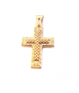 Cross Baptism gold K14