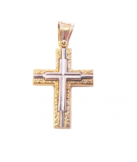 Cross Baptism gold K14