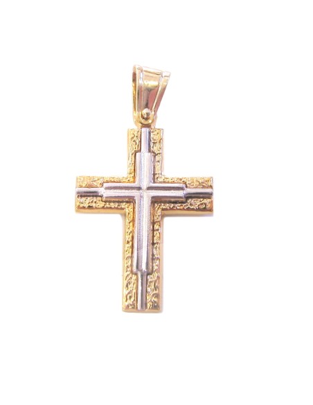 Cross Baptism gold K14