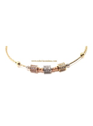 Bracelet gold K14 2