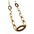 Necklace Gold K14 'Ovalina'