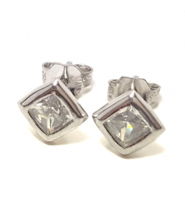 Earrings whitegold K14 2