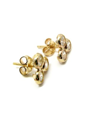 Earrings gold K14  2