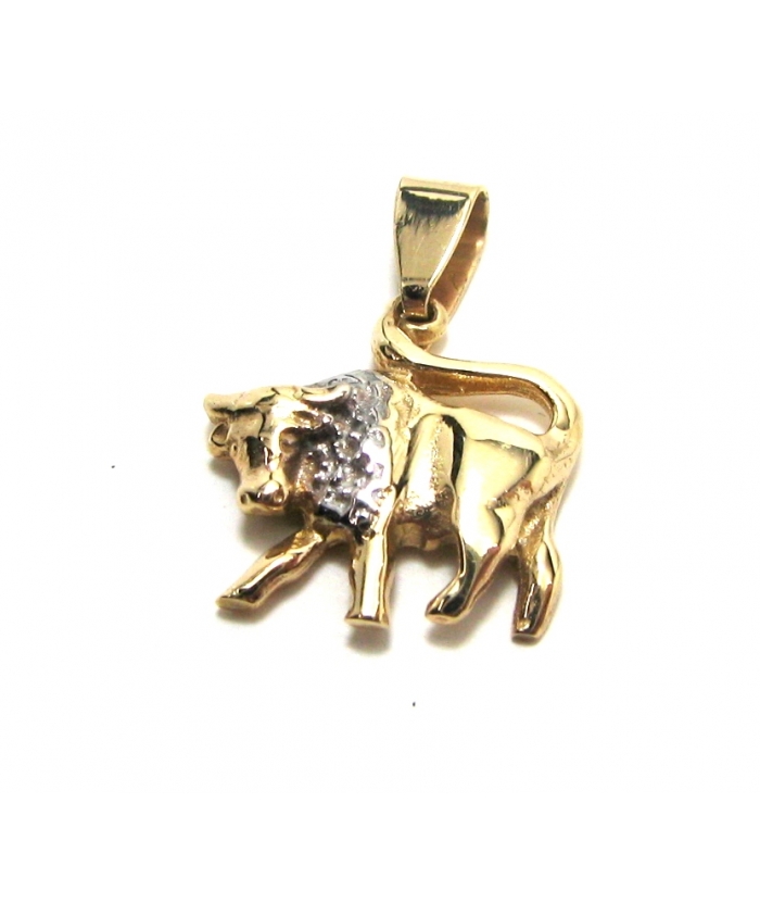 Zodiac Sign Gold K14 'Taurus'