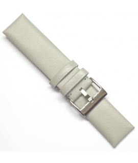 Leather Strap Grey 22mm Tzevelion ART446 2