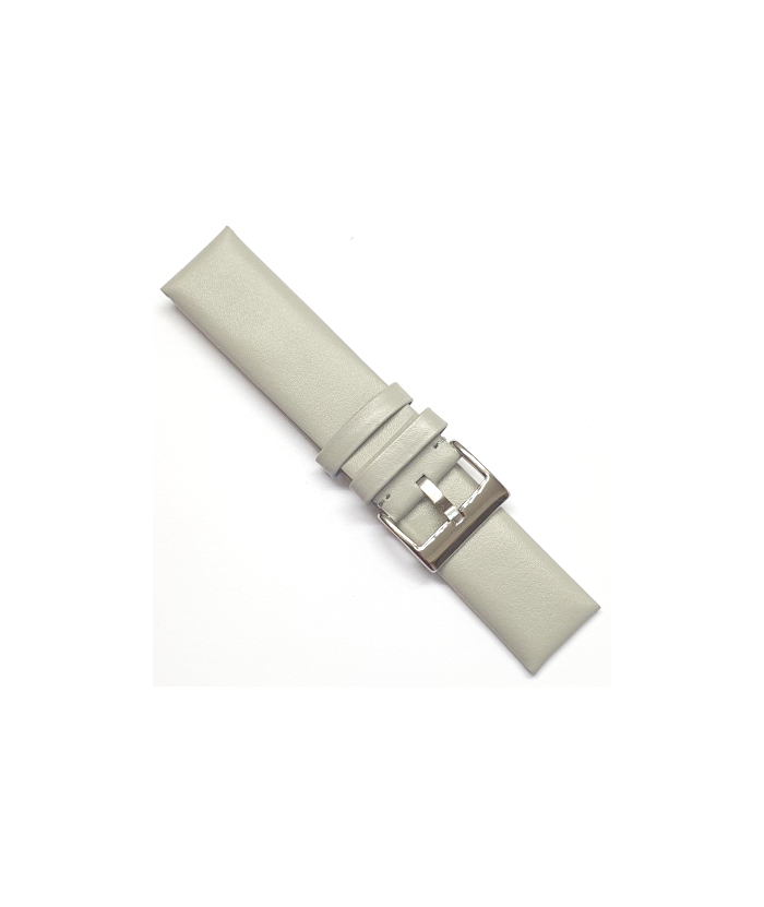 Leather Strap Grey 22mm Tzevelion ART446