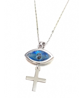 Necklace whitegold ''eye''