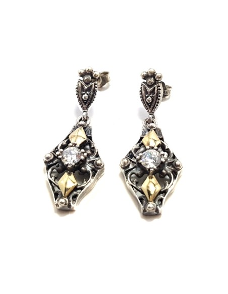 Earrings Silver Hanging