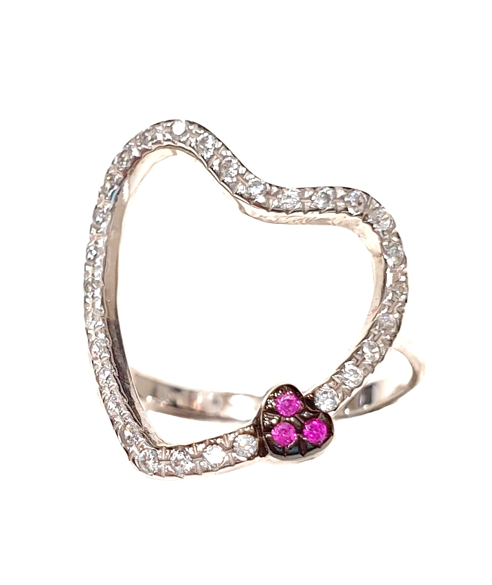 Ring gold K14 'heart'