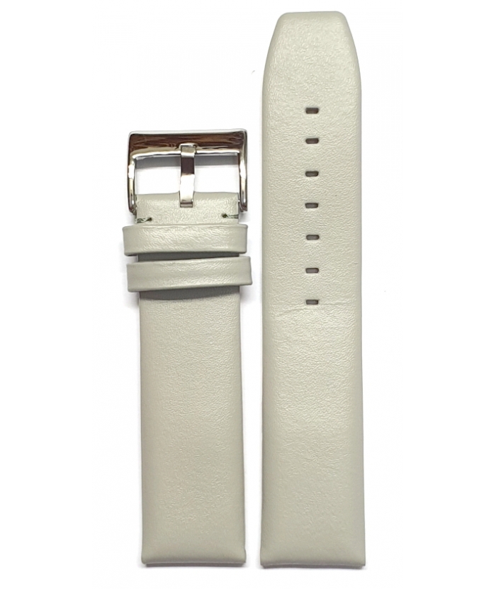 Leather Strap Grey 22mm Tzevelion ART446