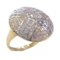 Ring gold K14 'X'