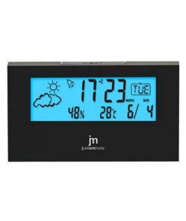 Ρολόι Ξυπνητήρι Just Minute Θερμόμετρο-Υγρόμετρο JD9523N
