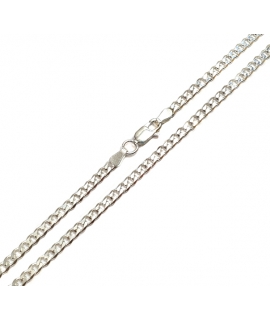 Αλυσίδα Λαιμού Ασημένια 925° Unisex gourmet 3mm