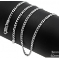 Bracelet Silver 925° Unisex gourmet 3mm