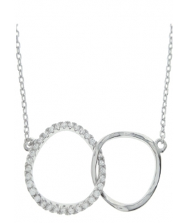 Necklace Silver 'circles'