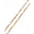 Gold Chain K14 Figaro 60cm