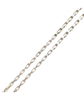 Αλυσίδα Ασημένια 925° Τετράγωνη 60cm