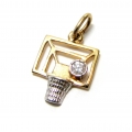 Pendant Gold Κ14 'Basket' 