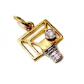 Pendant Gold Κ14 'Basket' 