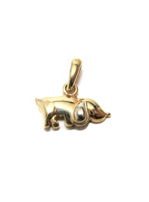Pendant Gold Κ14 'Dog'  2