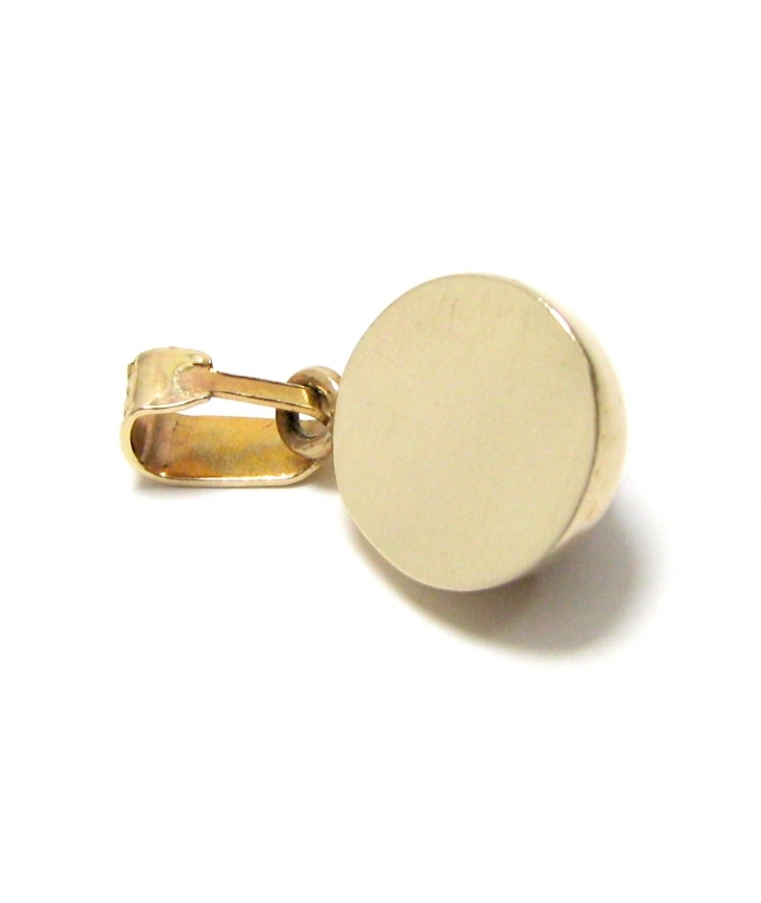 Pendant Gold Κ14 'Black Pearl'