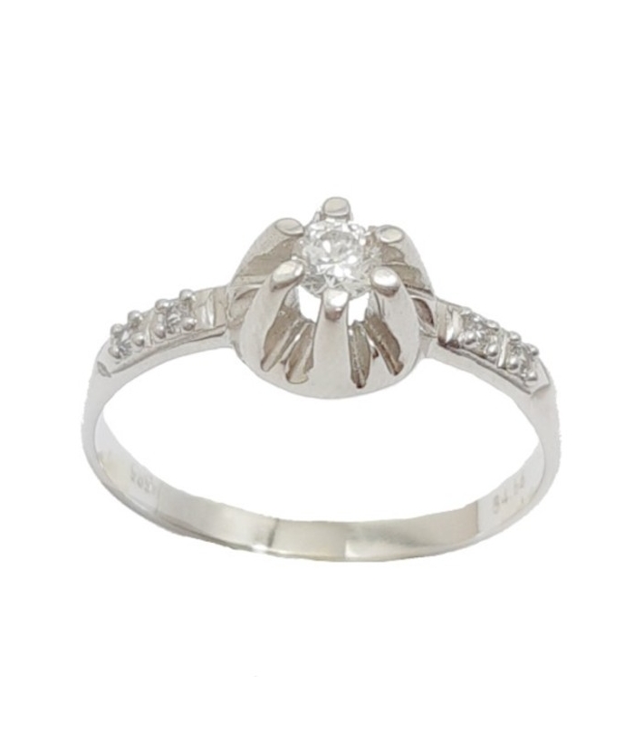 Engagement Ring K14 'zircon'