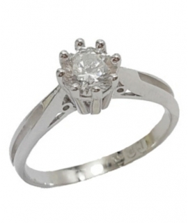 Engagement Ring K14 'zircon'