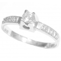 Engagement Ring K14 'zircon'