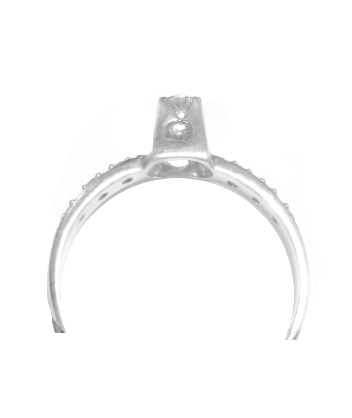 Engagement Ring K14 'zircon'