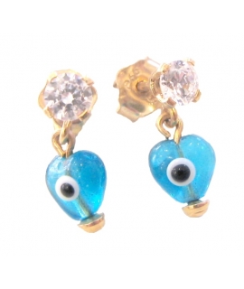 Earrings children Gold 'Eyes'
