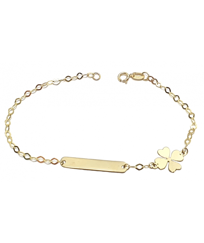 Child name Bracelet Gold Κ14
