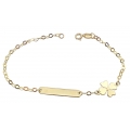 Child name Bracelet Gold Κ14