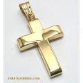 Cross Gold K14 two sides