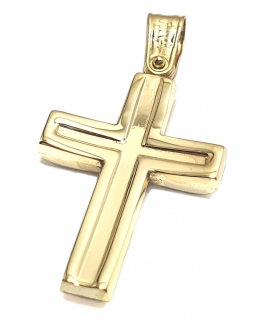 Cross Gold K14 two sides