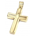 Cross Gold K14 two sides