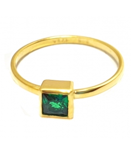 Ring gold K14 with Sapphire 2