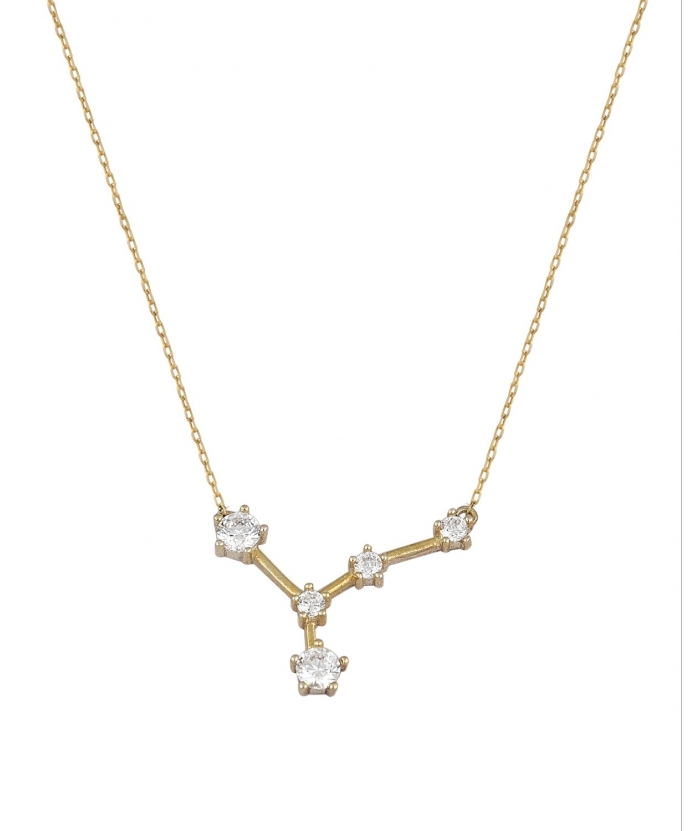 Zodiac Sign Gold K14 Cancer Filva 025003