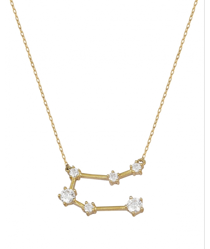 Zodiac Sign Gold K14 Gemini Filva 025006