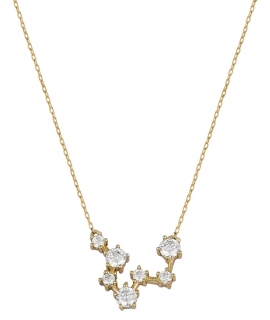 Zodiac Sign Gold K9 Pisces Filva 25001