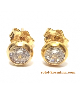Earrings gold K14  2