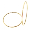Earrings hoop gold K14 XL 45mm