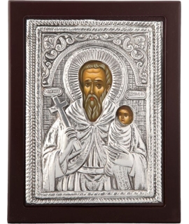 Silver icon 925° "Saint Stilianos"