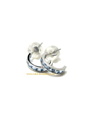 Earrings Pin whitegold K14 2