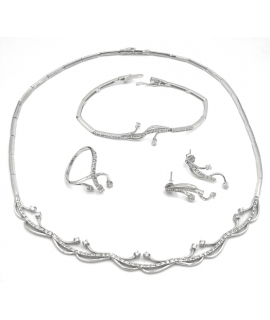 Set Whitegold K14 